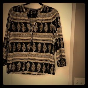 Lucky brand size s button down tunic